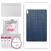 Akcesoria do tabletów i e-booków - folia naklejka skórka strukturalna na TYŁ do Huawei MatePad 10.4 5G - Tkanina Granatowa - apgo SKINS - miniaturka - grafika 1