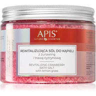 Kosmetyki do kąpieli - Apis REWITALIZUJĄCA SÓL DO KĄPIELI Z ŻURAWINĄ I TRAWĄ CYTRYNOWĄ - miniaturka - grafika 1