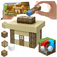 Klocki - Magnetyczne Klocki Minecraft Konstrukcyjne Świat Kostki Zestaw 78 Elementów - miniaturka - grafika 1
