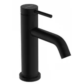 Baterie umywalkowe - HANSGROHE 73313670 Tecturis S Bateria bez mieszacza 80 do zimnej lub wstępnie zmieszanej wody bez kompletu odpływowego Czarny Matowy - miniaturka - grafika 1