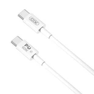 XO XO kabel NB-Q190A USB-C - USB-C 1,0m 60W biały 8_2274960 - Kable - miniaturka - grafika 1