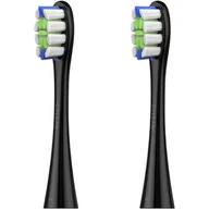Końcówki do szczoteczek elektrycznych - Oclean Professional Clean Black Firm Końcówki do szczoteczki sonicznej czarne 2 sztuki - miniaturka - grafika 1