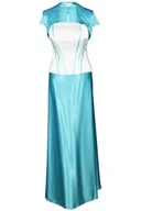 Sukienki - Sukienka FSU133 TURKUSOWY - Fokus - miniaturka - grafika 1