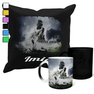 Gadżety dla niej i dla niego - ZESTAW KUBEK MAGICZNY ZMIENIAJĄCY KOLOR + POSZEWKA VINICIUS REAL+ IMIĘ - miniaturka - grafika 1