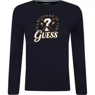 Koszulki dla chłopców - Guess Longsleeve | Regular Fit - miniaturka - grafika 1