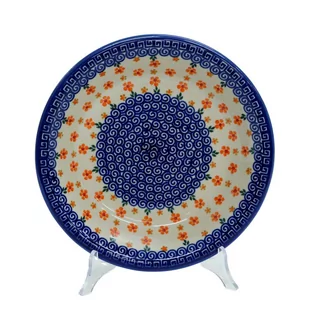 Ceramiczny talerz głęboki 22,5 cm Ceramika Bolesławiec - Dekoratorstwo - miniaturka - grafika 1