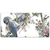 Podkładki na biurko - Duża mata na biurko Barwne papugi 120x60 cm - miniaturka - grafika 1