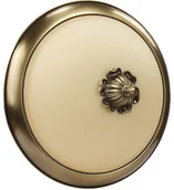 Lampy sufitowe - Plafoniera z mosiądzu beż mat - miniaturka - grafika 1