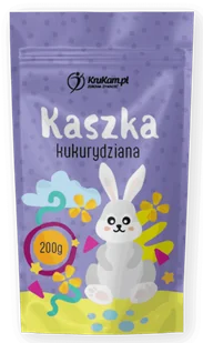 Kaszka kukurydziana 200g - Płatki śniadaniowe i musli - miniaturka - grafika 1
