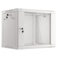 Szafy rack - Lanberg Szafa 19" 9U, 600x450, szara FLAT PACK WF01-6409-10S - miniaturka - grafika 1