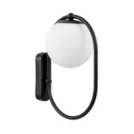 Lampy ścienne - LAMPA ŚCIENNA KINKIET NOWOCZESNY CZARNY PANARI W1 - miniaturka - grafika 1