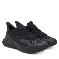 Sneakersy męskie - Sneakersy Polo Ralph Lauren Court Blade 809961052001 Czarny - miniaturka - grafika 1