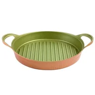 Brytfanny - Brytfanna aluminiowa okrągła Forest Grill 28 cm czerwony - miniaturka - grafika 1