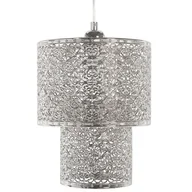Lampy sufitowe - Beliani Lampa wisząca niklowa OSUN - miniaturka - grafika 1