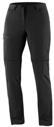 Spodnie Salomon Wayfarer Zip Off W Deep Black - Spodnie sportowe damskie - miniaturka - grafika 1