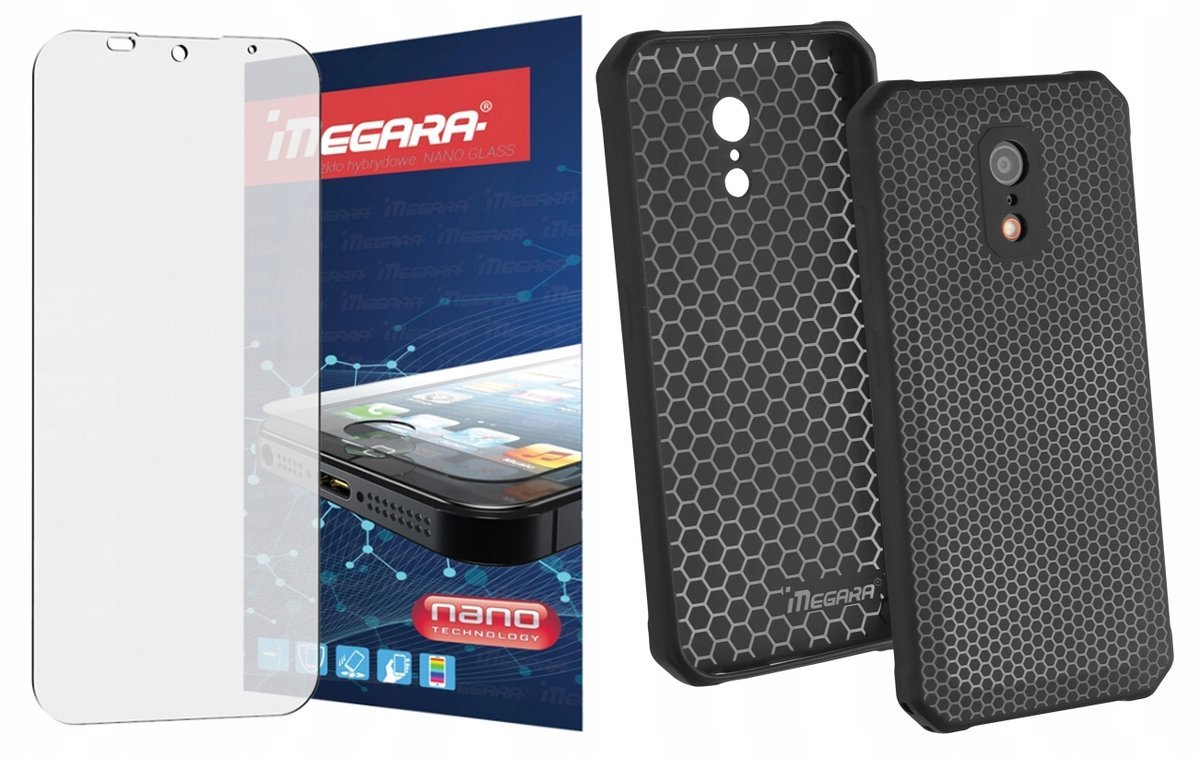 Szkło Hybrydowe Na Wyświetlacz + Etui Do Hammer Iron Va Case Cover Futerał