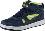 Moda i Uroda OUTLET - KangaROOS Unisex Kalley Ii Ev Sneaker dziecięce buty sportowe, Dk Navy Lime, 29 EU - miniaturka - grafika 1