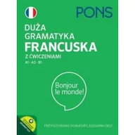 Książki do nauki języka francuskiego - Pons Duża gramatyka francuska z ćwiczeniami A1-A2-B1 - praca zbiorowa - miniaturka - grafika 1