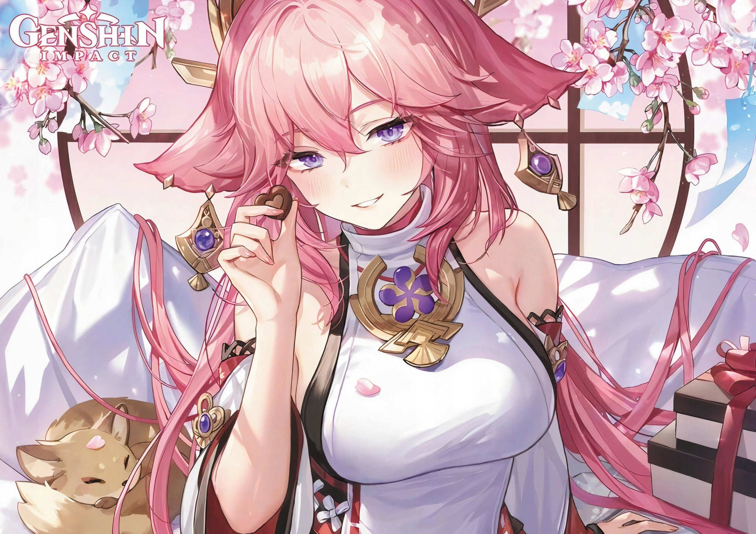 Plakat A2 Genshin Impact Yae Miko