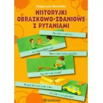 Historyjki obrazkowo-zdaniowe z pytaniami - Małgorzata Barańska - Książki edukacyjne - miniaturka - grafika 1