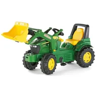 Jeździki dla dzieci - Rolly Toys Traktor John Dere Z Łyżką - miniaturka - grafika 1