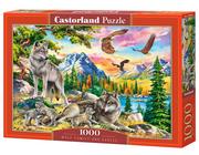 Castorland puzzle 1000 el. wolf family and eagles