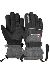 Reusch Connor R-TEX XT Junior rękawiczki, czarne/czarne melanż, 4,5 - Rękawiczki - miniaturka - grafika 1