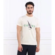 Koszulki męskie - Gant T-shirt SAIL | Regular Fit - miniaturka - grafika 1