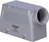 Inne akcesoria elektryczne - Pokrywa metalowa, pusta, 16 pin, 16 A, boczne przyłączenie T0-EBM16GU10 - miniaturka - grafika 1