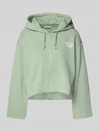 Bluzy damskie - Bluza rozpinana o kroju oversized z czystej bawełny - miniaturka - grafika 1