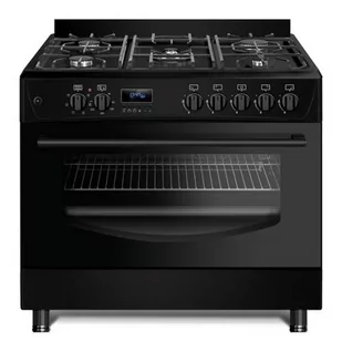 Kuchenka gazowo-elektryczna Ravanson KWGE-K90 Cheff Modern Black - Kuchenki gazowo-elektryczne - miniaturka - grafika 1