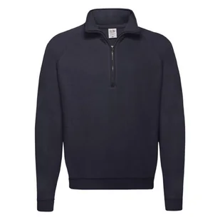 Bluza męska Zip Neck Classic Fruit of the Loom - Ciemnogranatowy M - Bluzy męskie - miniaturka - grafika 1