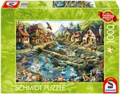 Puzzle - Schmidt, Puzzle PQ Wioska na skraju lasu, 1000 el. - miniaturka - grafika 1