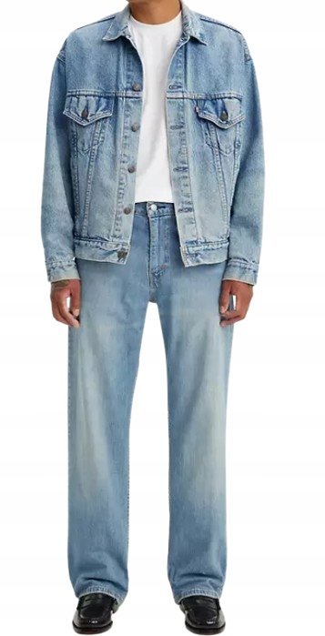 LEVI'S JEANSY PROSTE JEANS Z PRZETARCIAMI NA DZIEN W34 L30 J9A