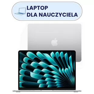 Laptop APPLE MacBook Air 2024 13.6" M3 8GB RAM 512GB SSD macOS Srebrny - Laptopy - miniaturka - grafika 1