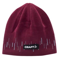 Czapki męskie - Czapka zimowa CRAFT ADV NORDIC TRAINING MERINO HAT 1914321-447000 – Bordowy - miniaturka - grafika 1