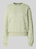 Bluzy damskie - Bluza o kroju regular fit z mieszanki bawełny model ‘ATIKA’ - miniaturka - grafika 1