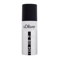 Dezodoranty i antyperspiranty męskie - s.Oliver Black Label 48H Dezodorant dla mężczyzn 150 ml - miniaturka - grafika 1