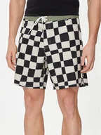 Kąpielówki męskie - Vans Szorty kąpielowe Mte The Daily Check Boardshort VN0007XS Écru Regular Fit - miniaturka - grafika 1