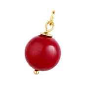Wisiorki - MYNESS Zawieszka wisiorek z koralem - miniaturka - grafika 1