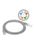 Patchcordy - Patchcord Utp A Lan Kku6sza05 Rj45 Rj45 0 50m Utp Kat 6 Kolor Szary 146L680 - miniaturka - grafika 1