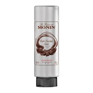 Monin Sos Dark Chocolate 0,5 l- czarna czekolada - Sosy w słoikach - miniaturka - grafika 1