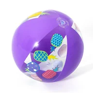 Materace dmuchane i koła do pływania - Dmuchana piłka plażowa 51 cm dla dzieci fioletowa Bestway - miniaturka - grafika 1