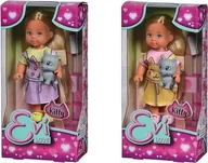 Lalki dla dziewczynek - Simba Lalka Evi z kotkami 2 rodzaje Simba mix cena za 1 szt - miniaturka - grafika 1