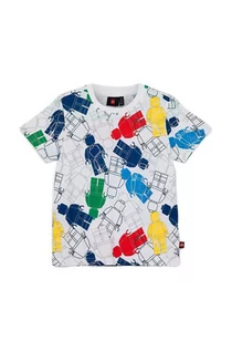 Koszulki dla chłopców - Lego t-shirt bawełniany dziecięcy wzorzysty - grafika 1