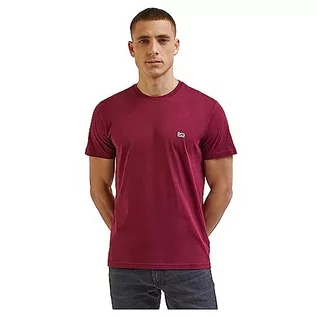 Koszulki męskie - Lee Koszulka męska z logo SS Patch, Rosa, S - grafika 1