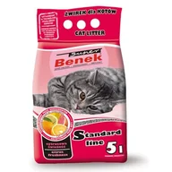 Żwirek dla kotów - Benek Super Cytrusowa Świeżość (różowy) 5L 14929 - miniaturka - grafika 1
