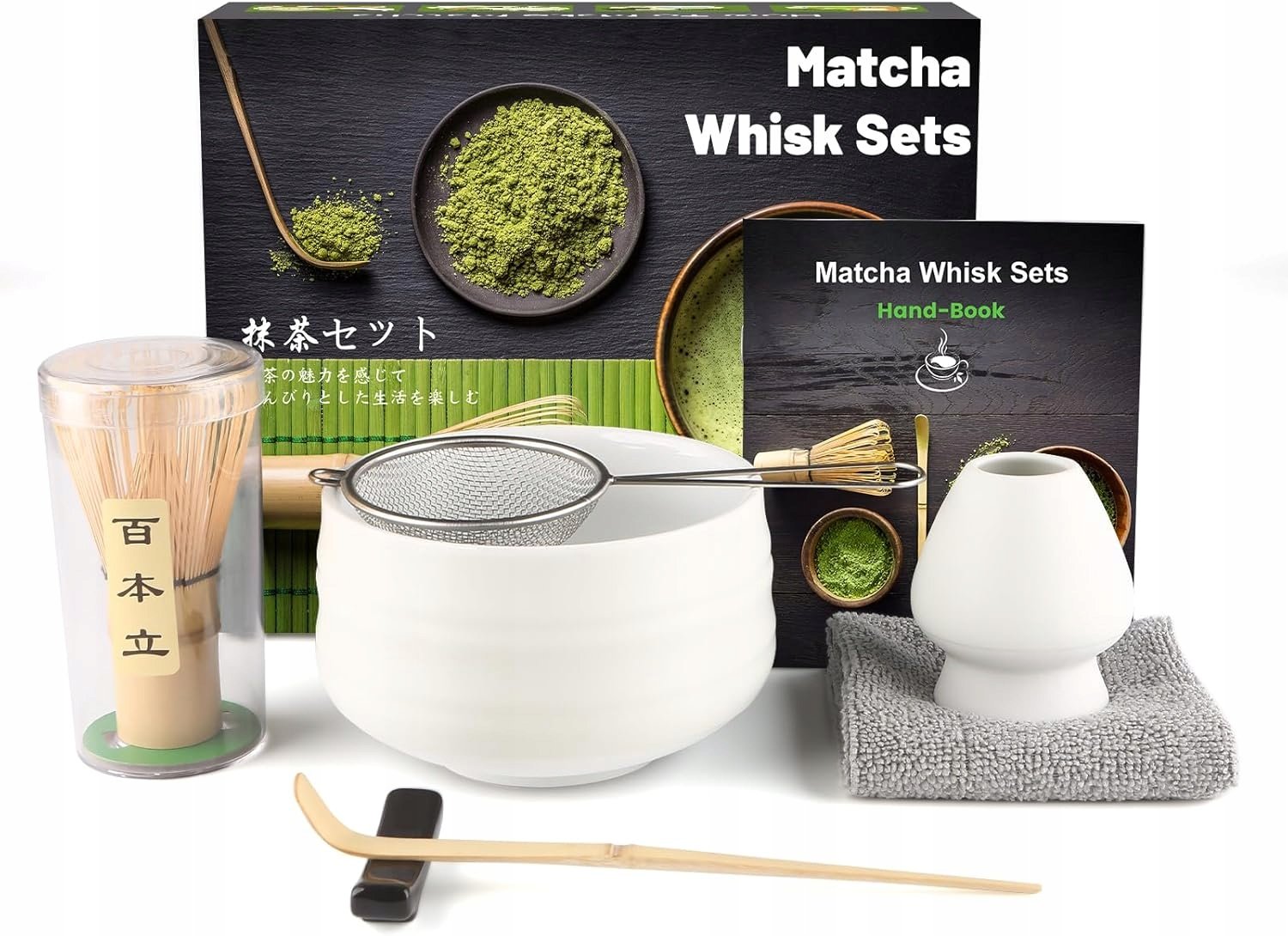 Zestaw Do Japońskiej Herbaty Matcha Zestaw Do Robienia Matchy Biały