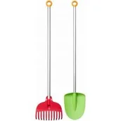 Zabawy w naśladowanie dorosłych - Zestaw łopatka i grabki Fiskars - miniaturka - grafika 1