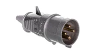 Osprzęt siłowy - Tarel Wtyk metalowy 32A 400V okrągłe styki t_3143-326 - miniaturka - grafika 1